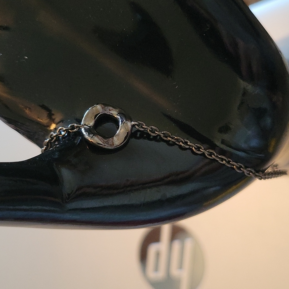 Ippolita Black Chain Bracelet, new 7.5  inches - Picture 3 of 5